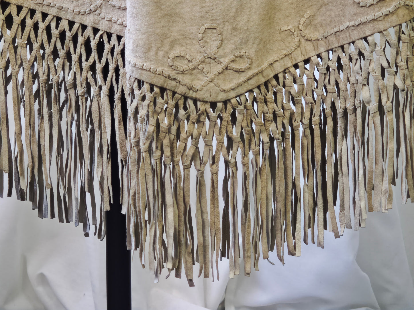 Suède fringe skirt