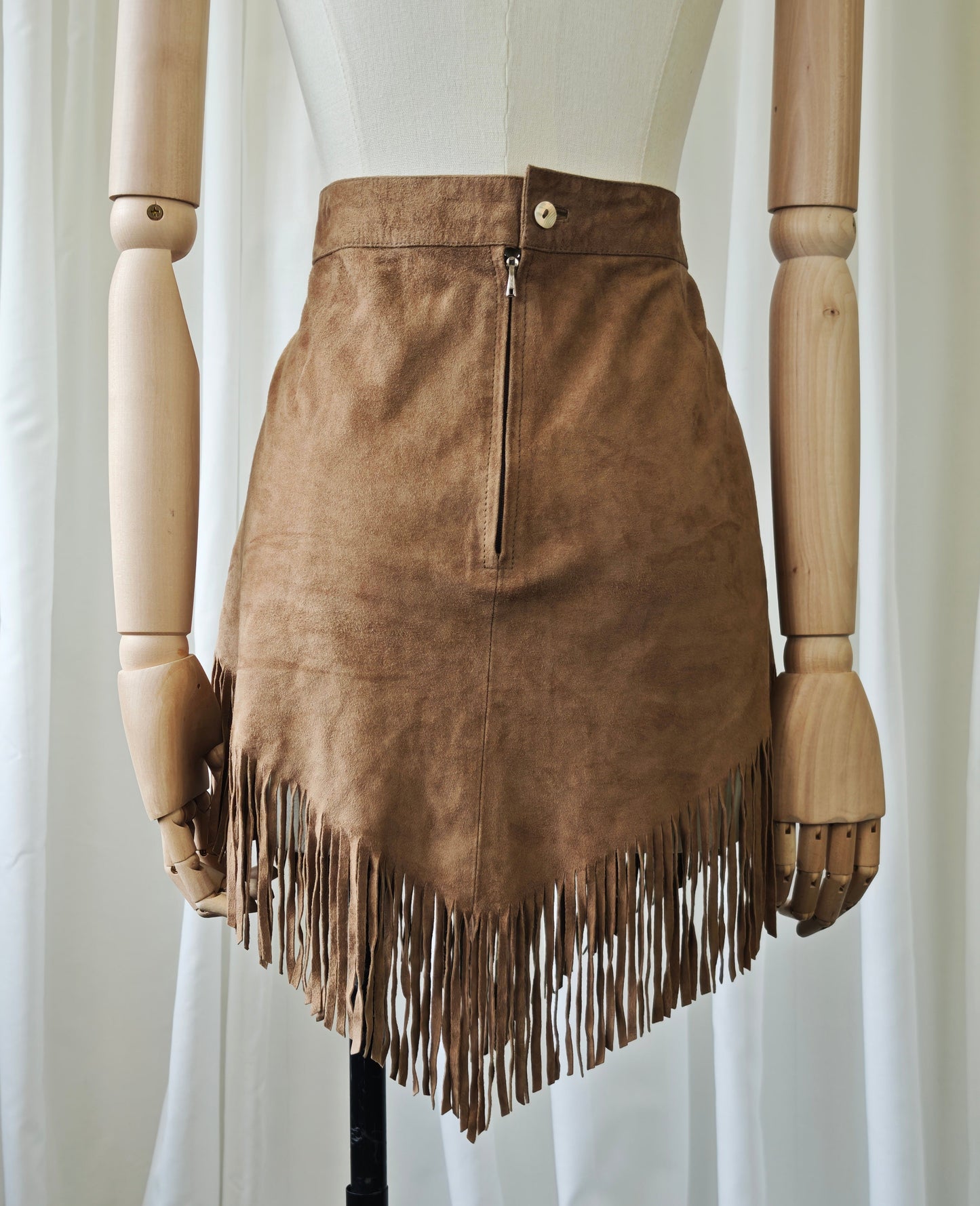 Fringe mini skirt