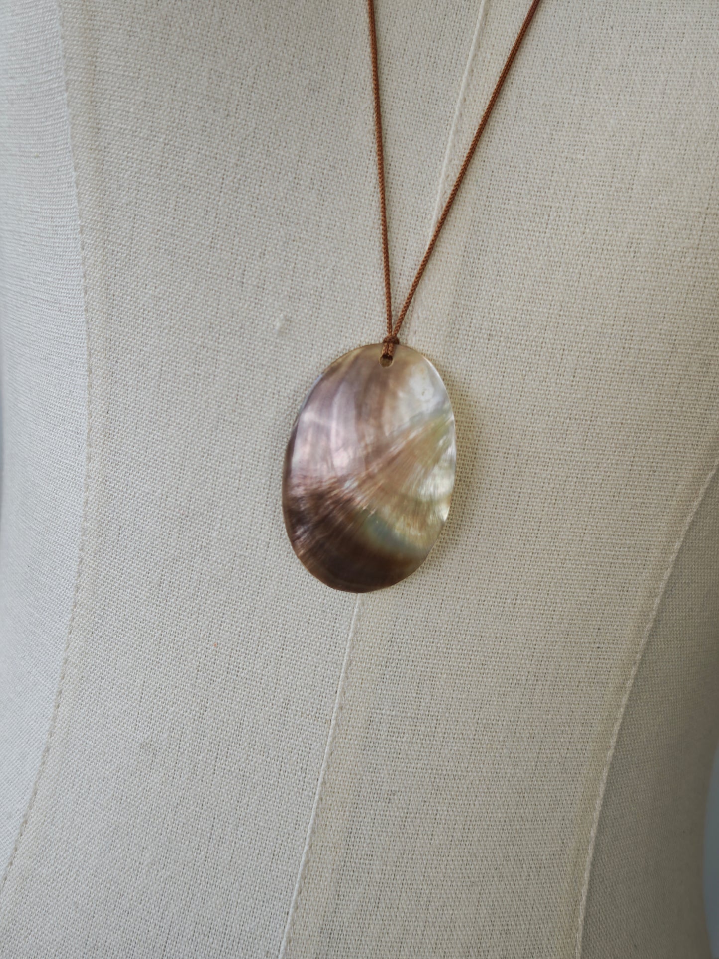 Natural shell pendant