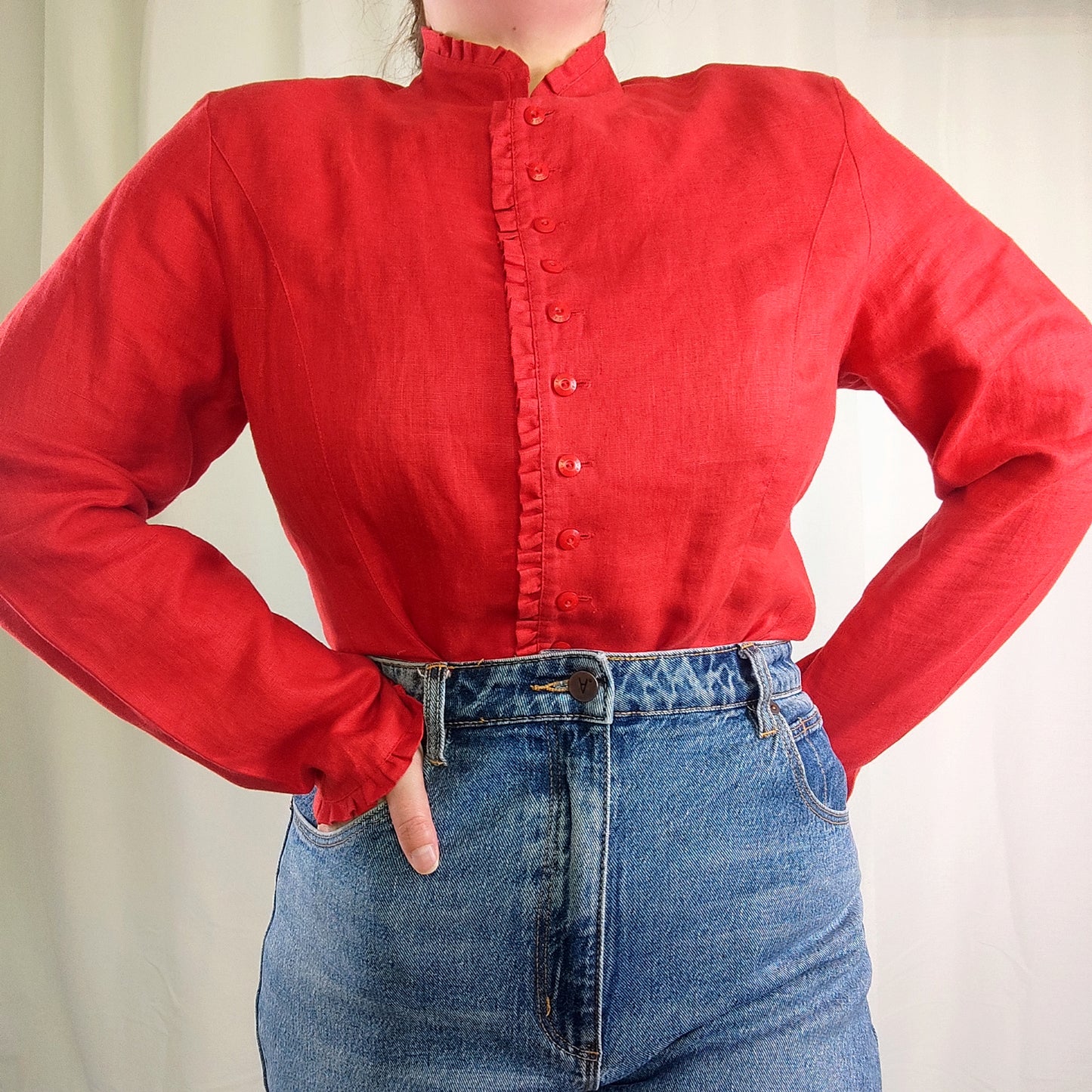 Linen blouse - L/XL
