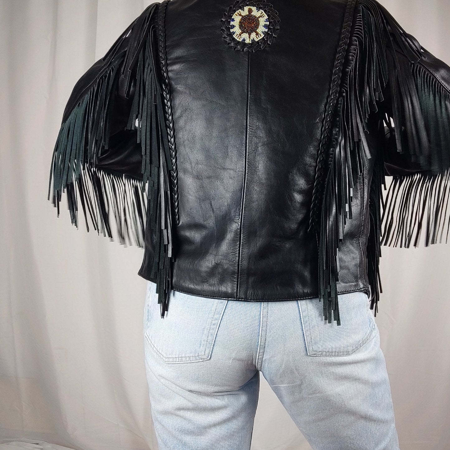 Vintage fringe jacket - XS/S
