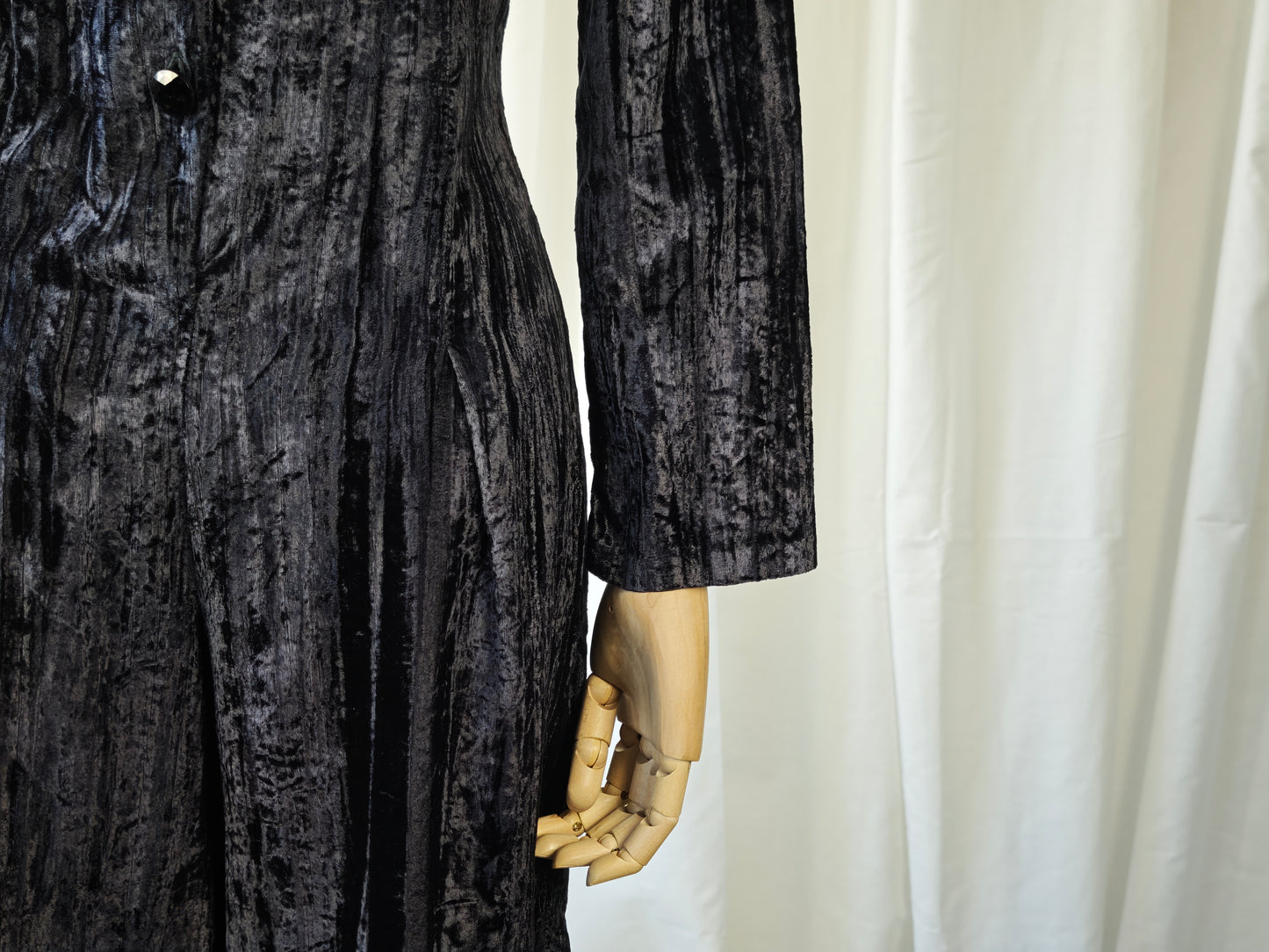 1970's velvet jumpsuit - 34/36 (petit)