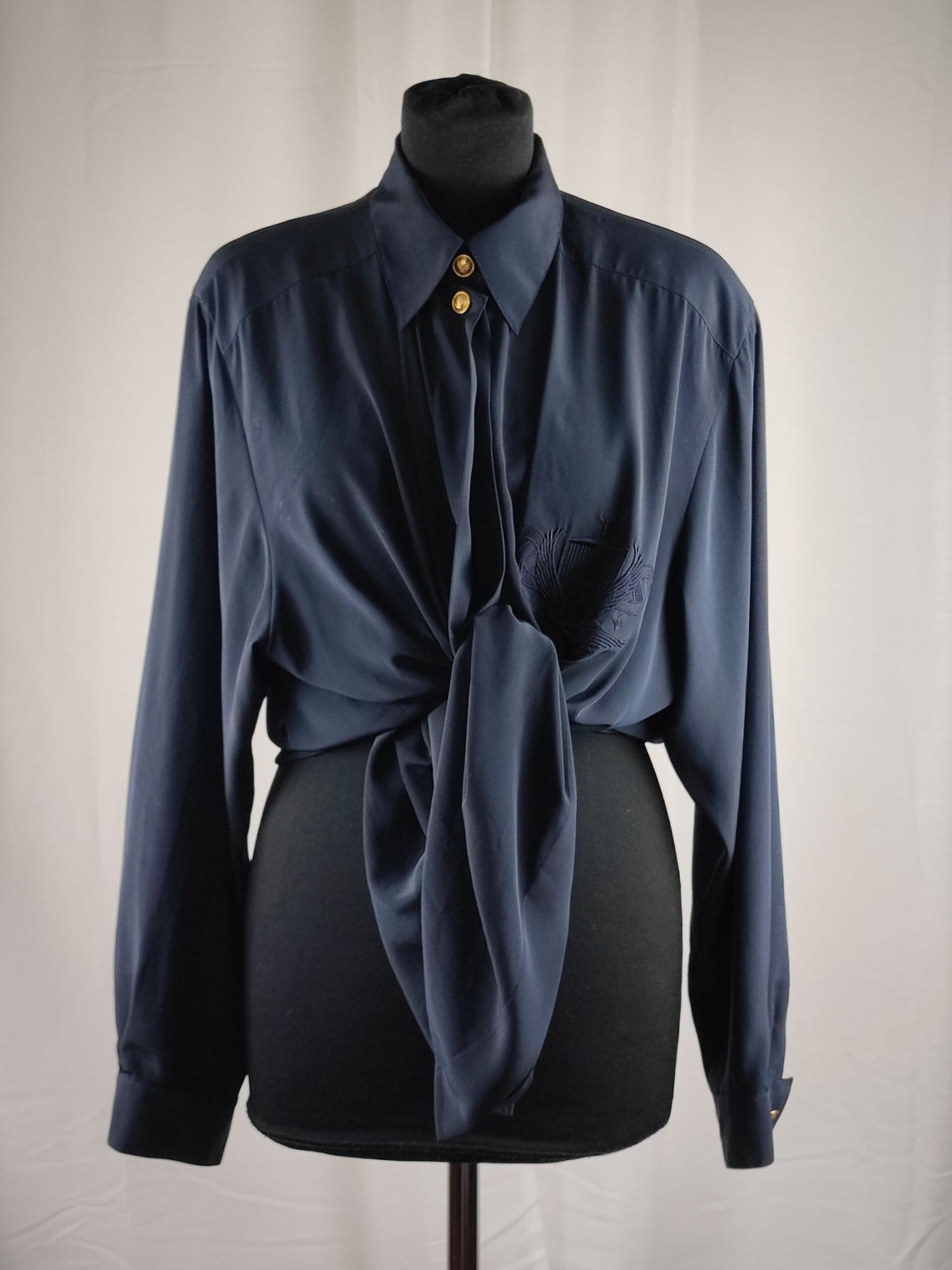 Navy blouse - XL/XXL