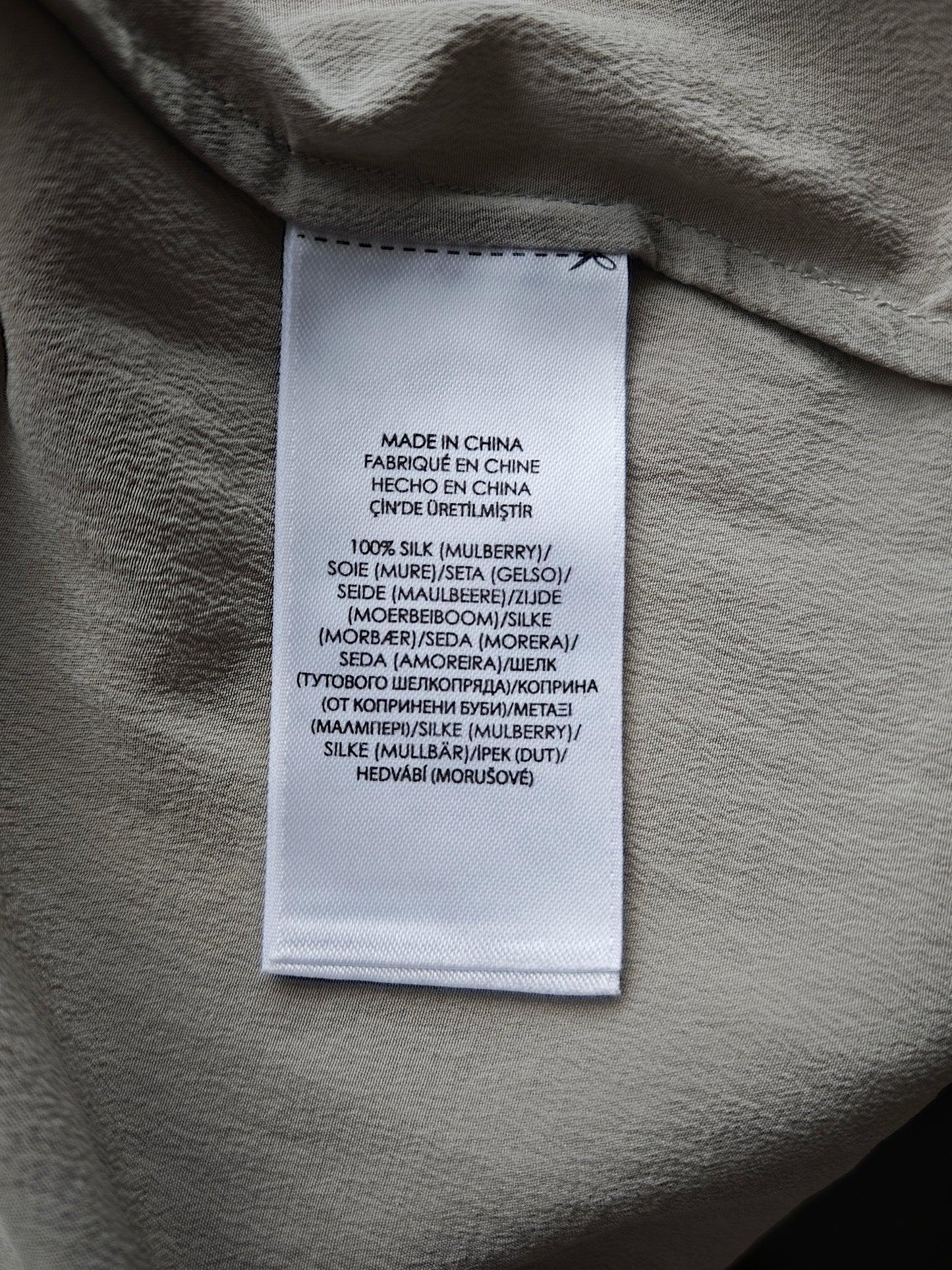 Ralph Lauren mulberry silk shirt