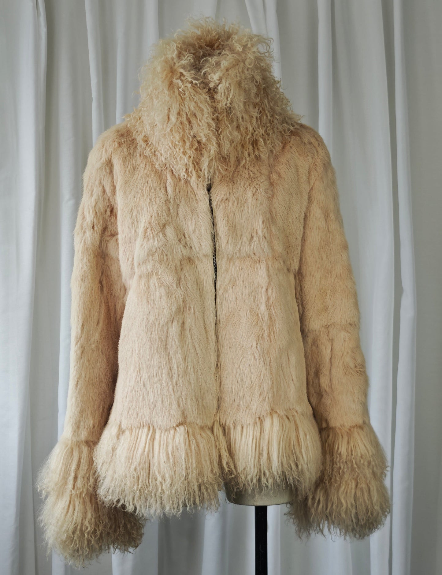 Mongolian fur jacket