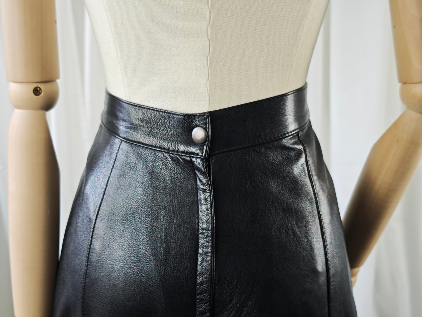 Leather maxi skirt - XS/S