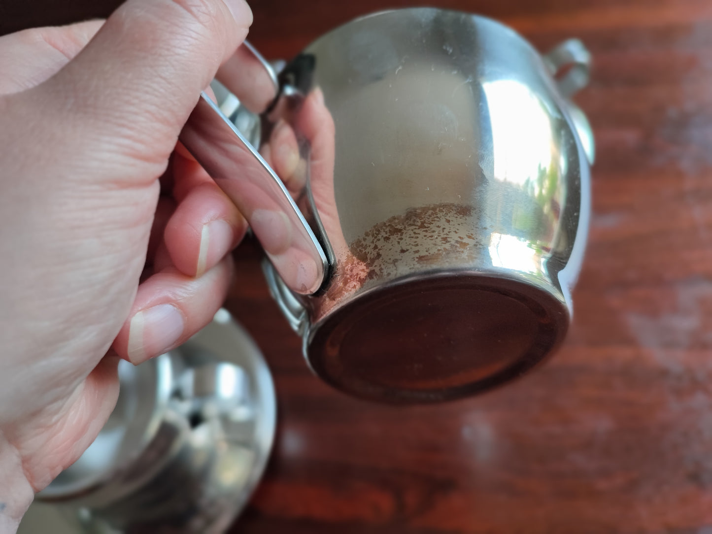 Chrome coffee cups