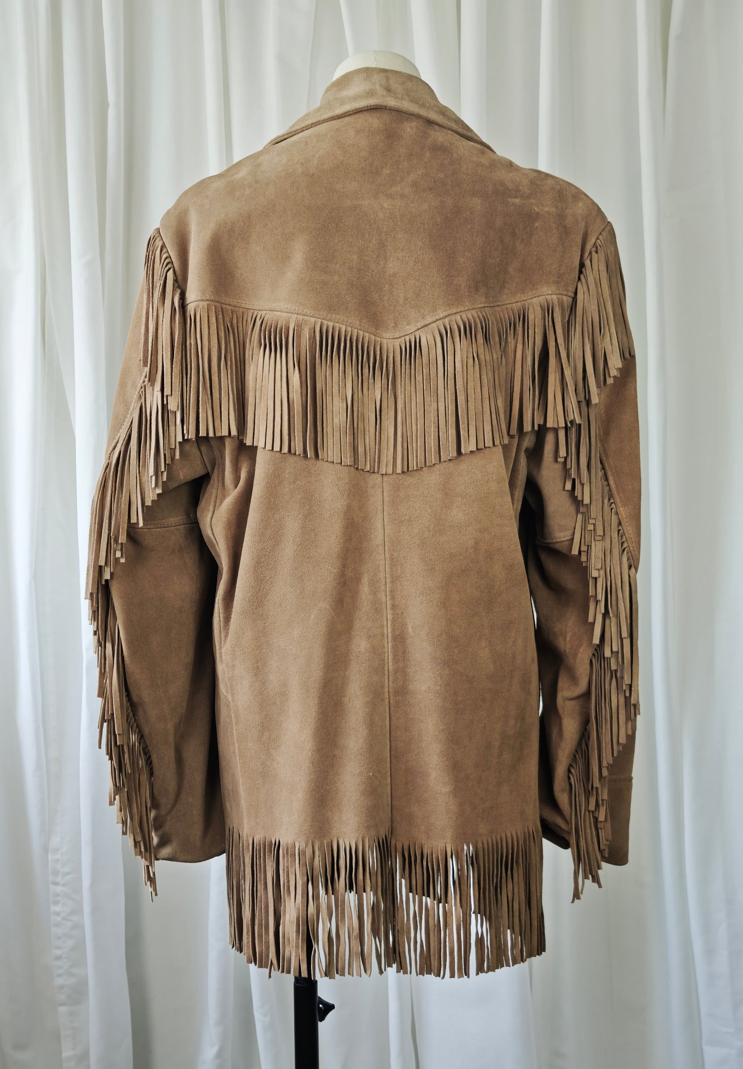 Suède fringe jacket