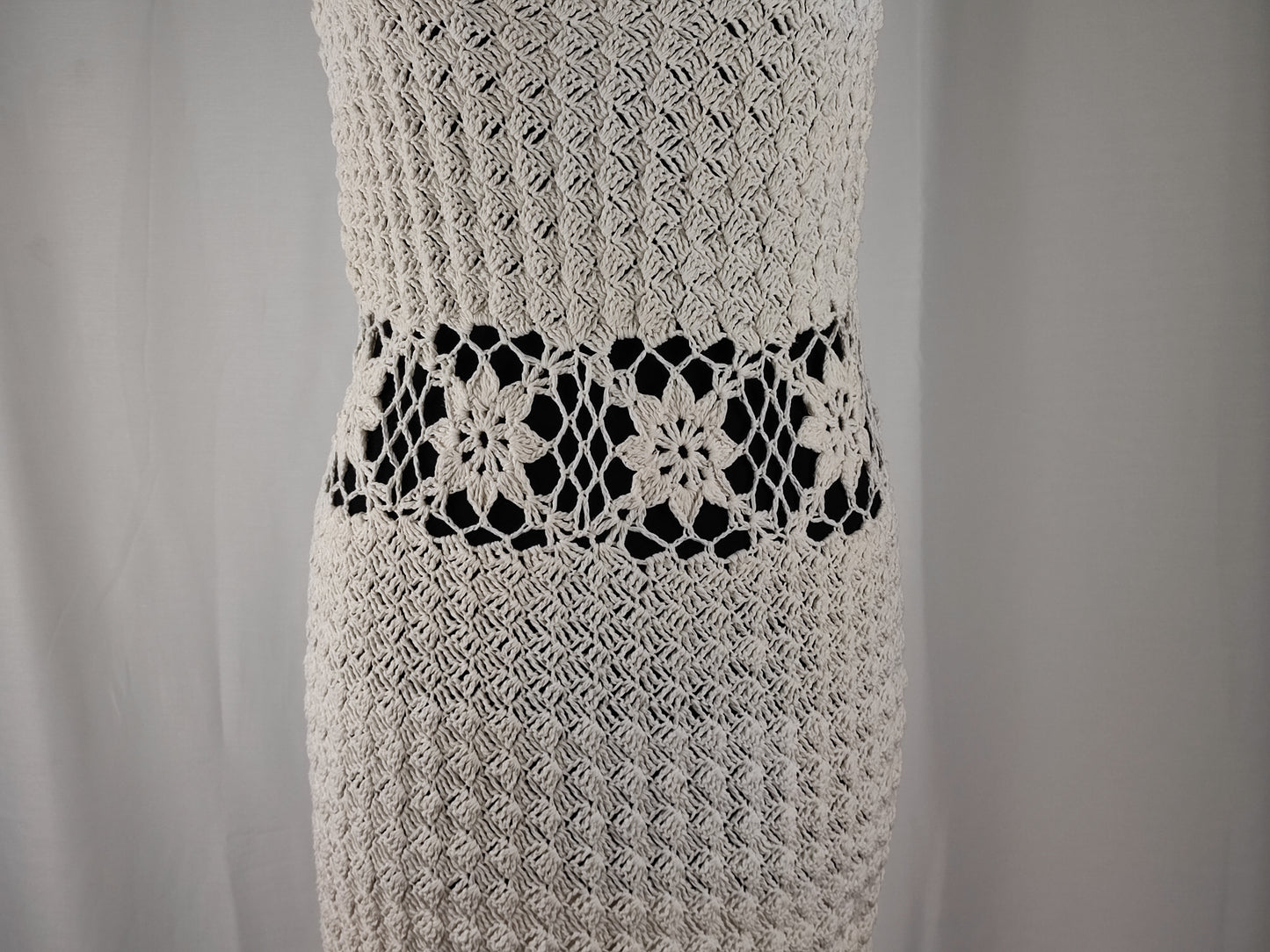 70's crochet dress - S/M