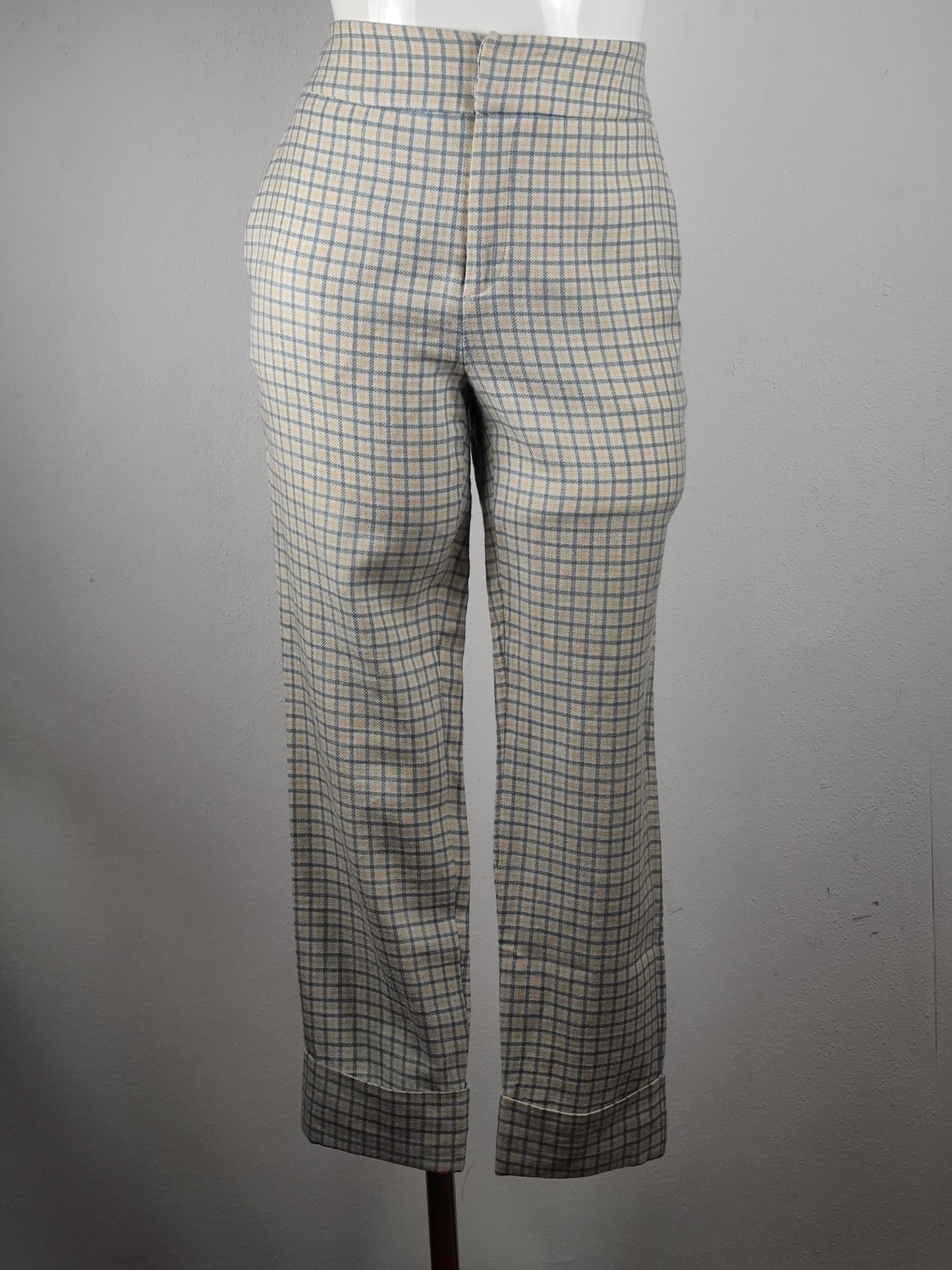 Wool & linen trousers - S