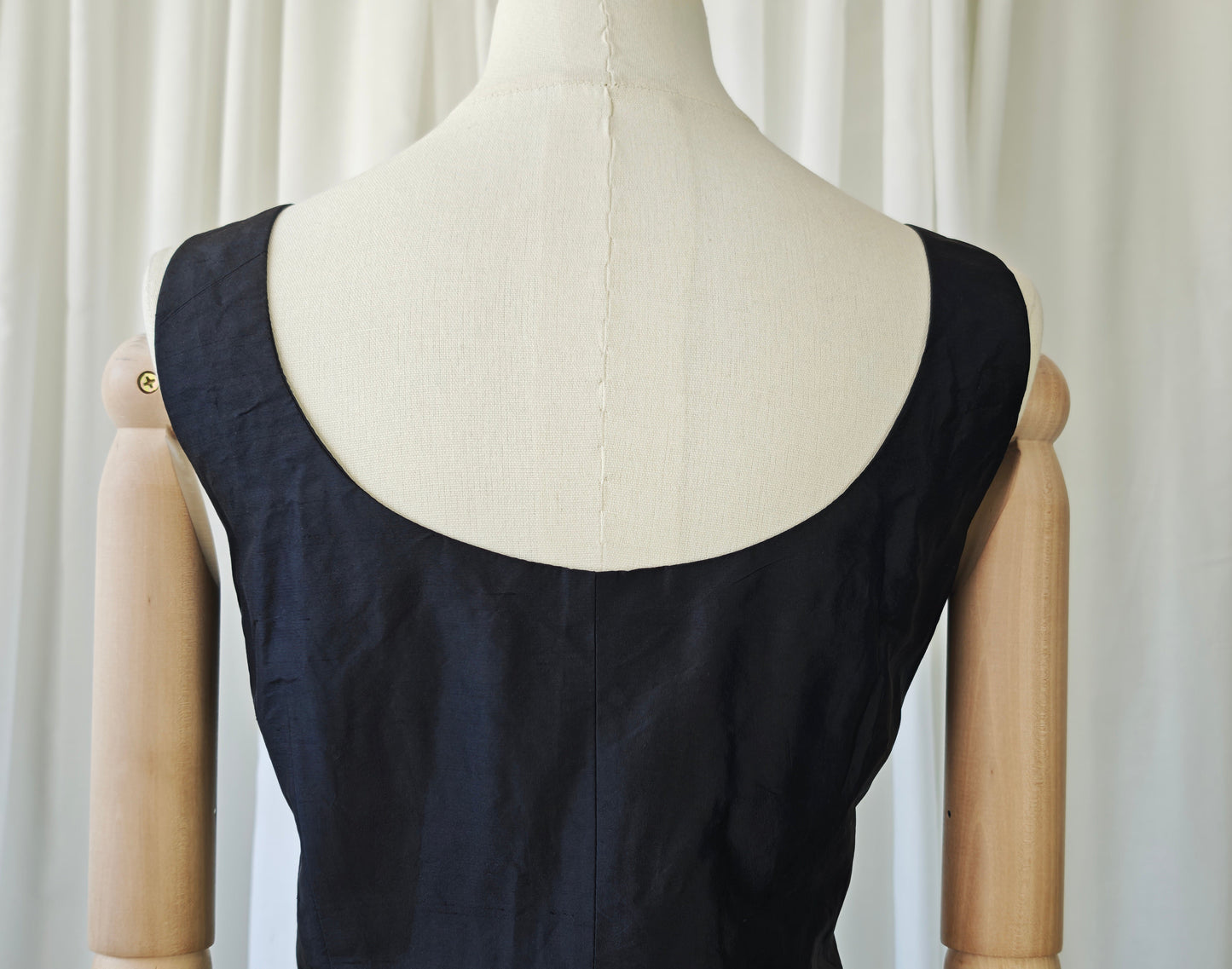 Silk corset top