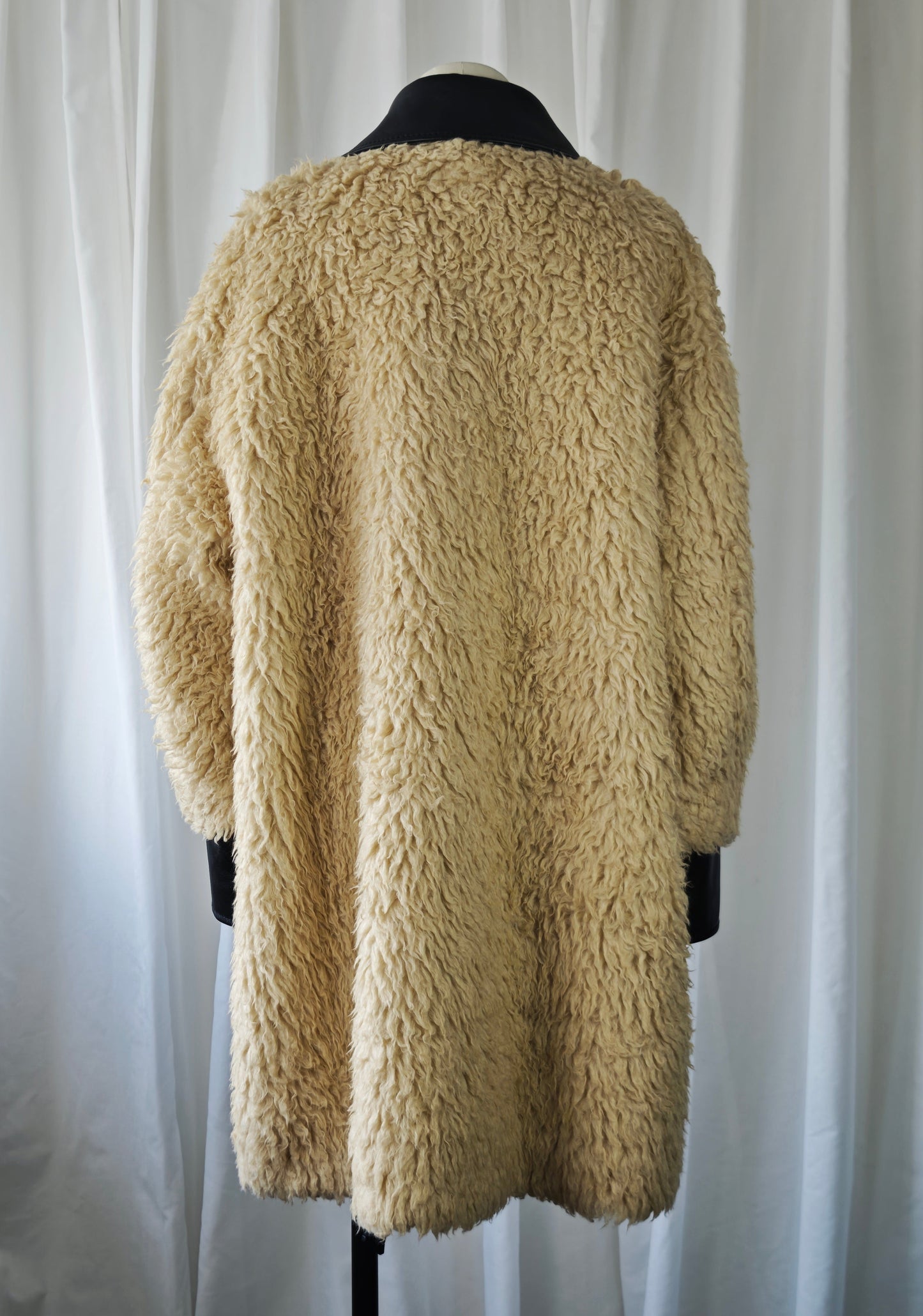 Maison Margiela faux fur coat