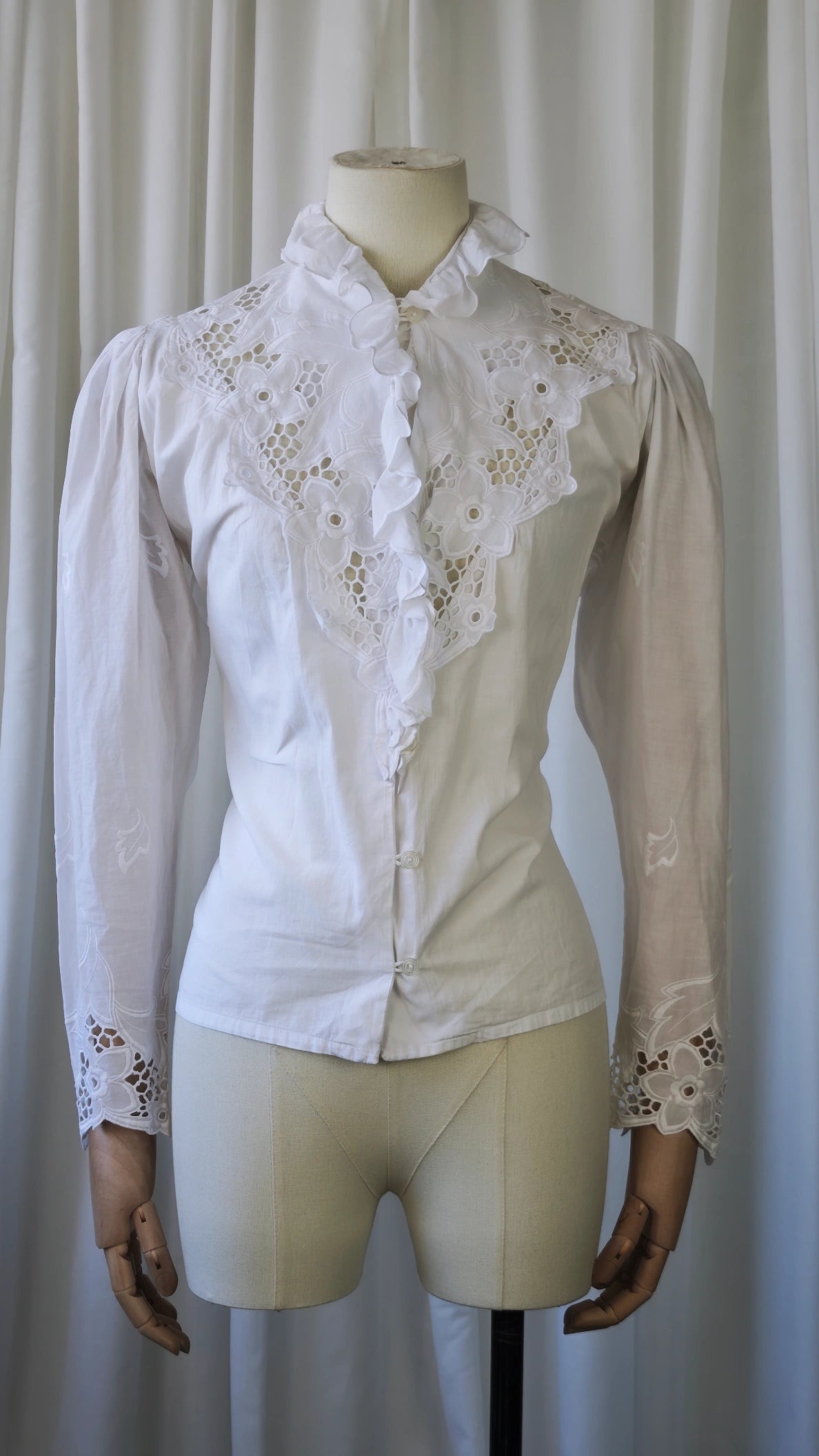 1970's Victorian inspired blouse
