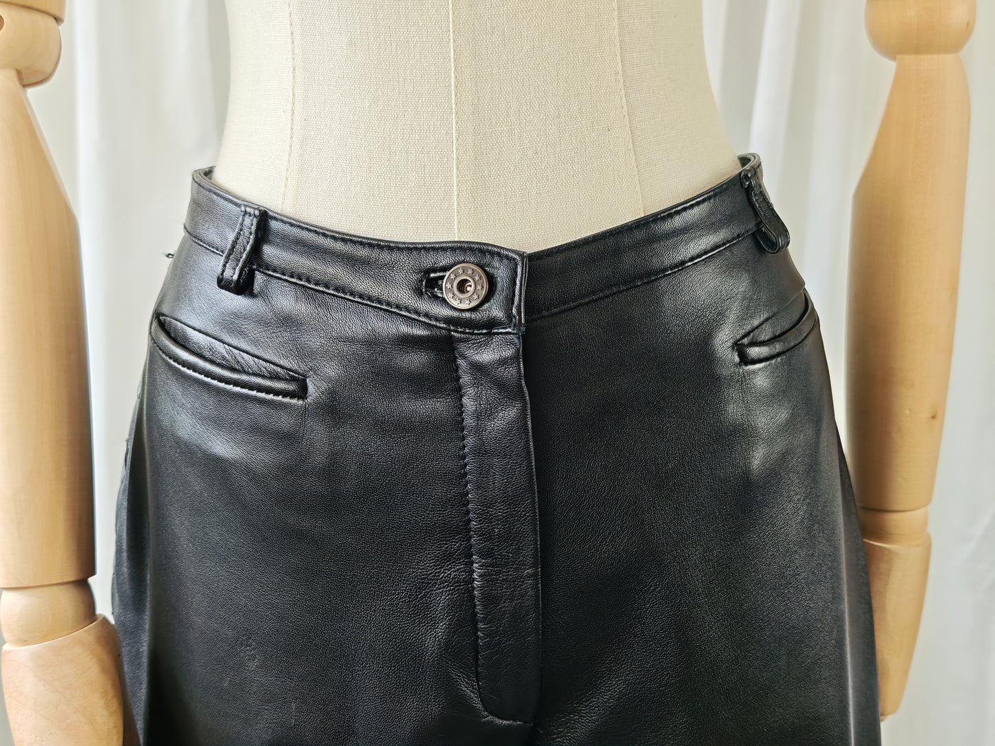 Leather trousers - L/XL