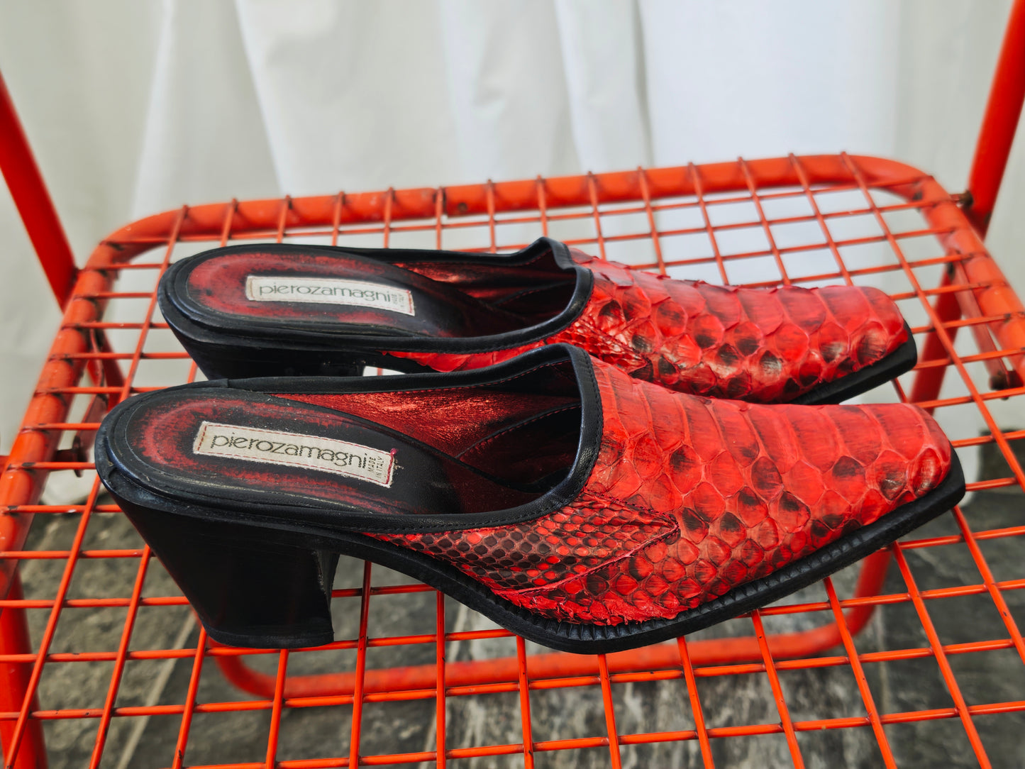 Genuine python mules - 38