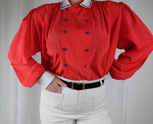 Red blouse L/XL