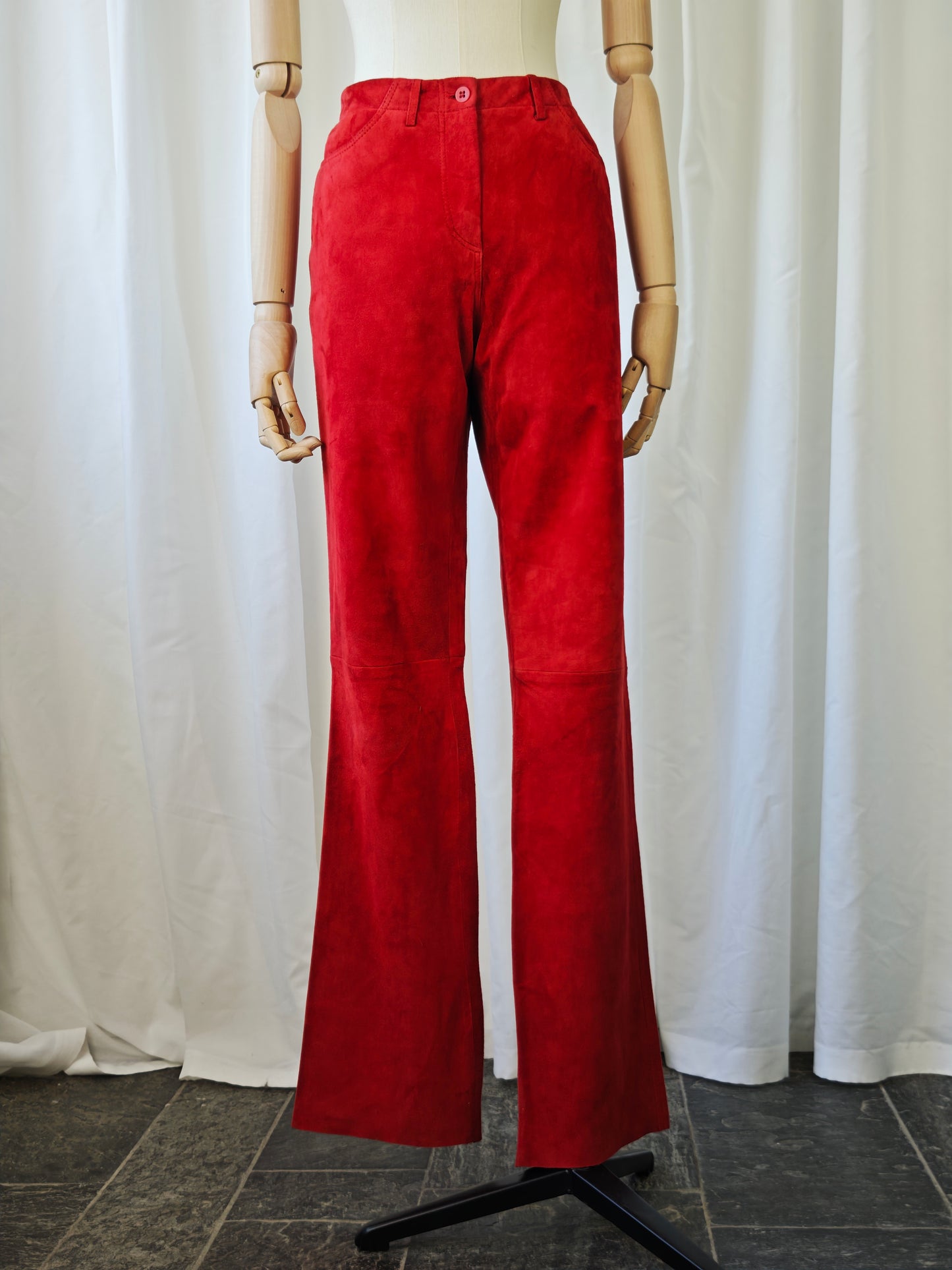 Hugo Boss suède trousers