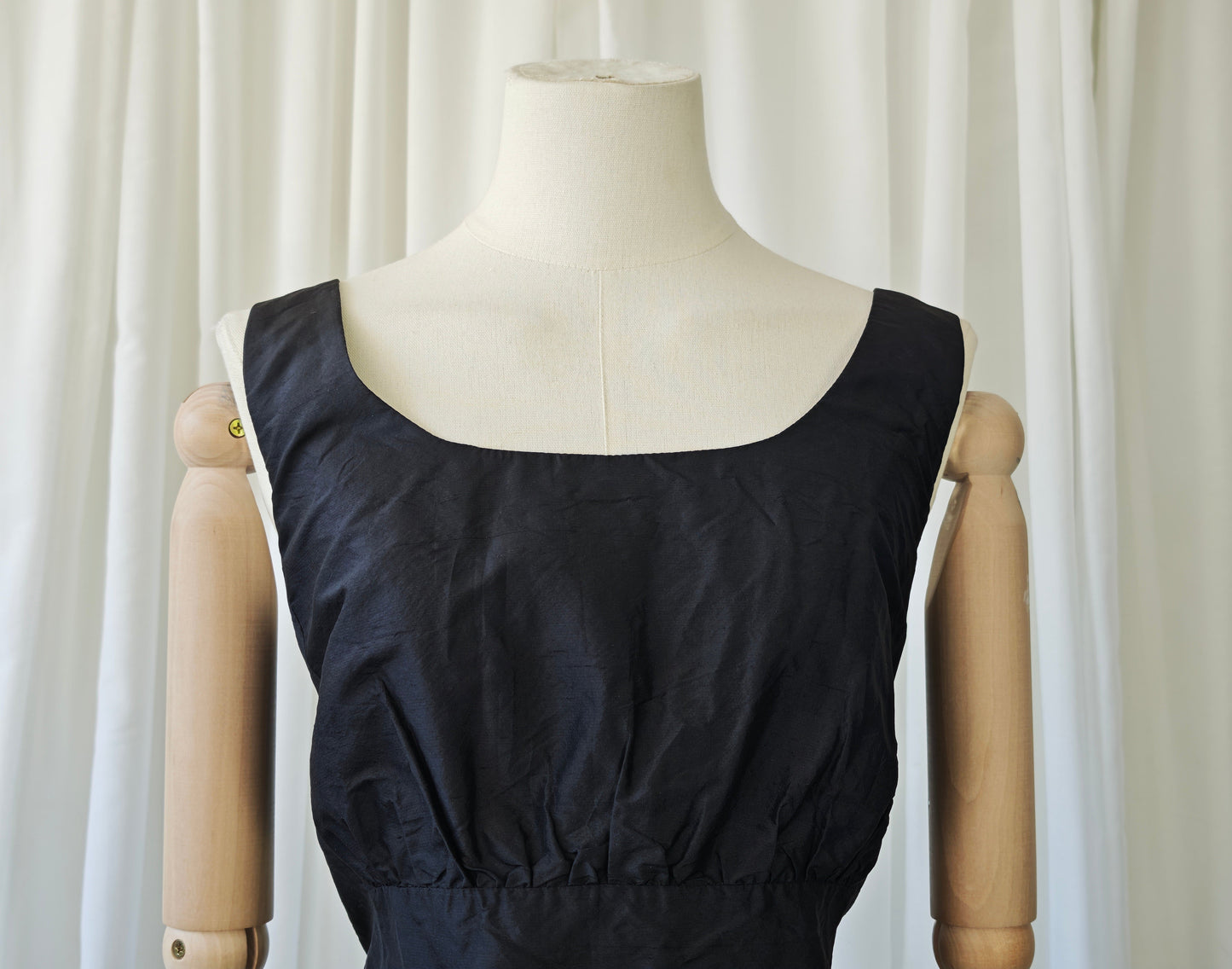 Silk corset top
