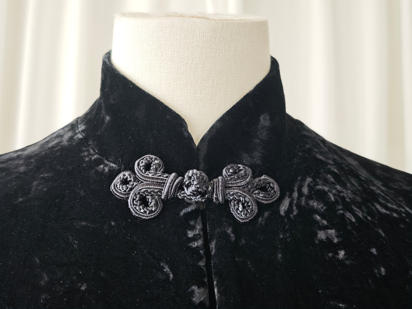 Tangzhuang duster coat