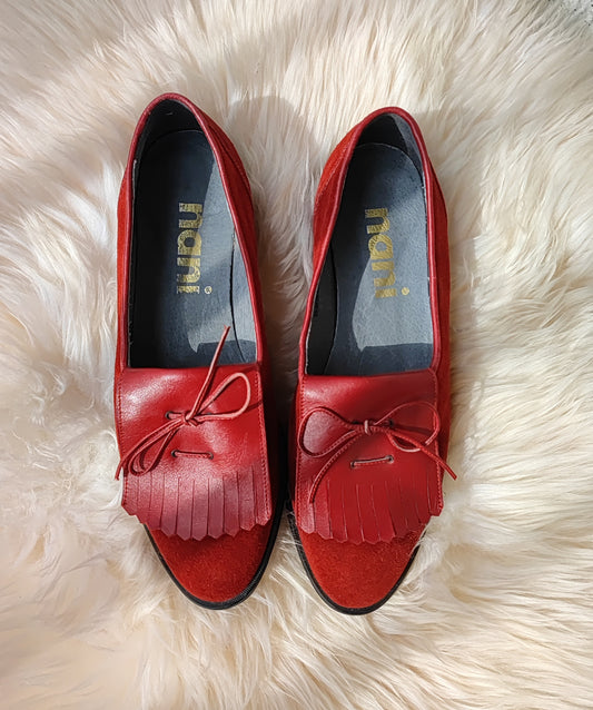 Red loafers - 38
