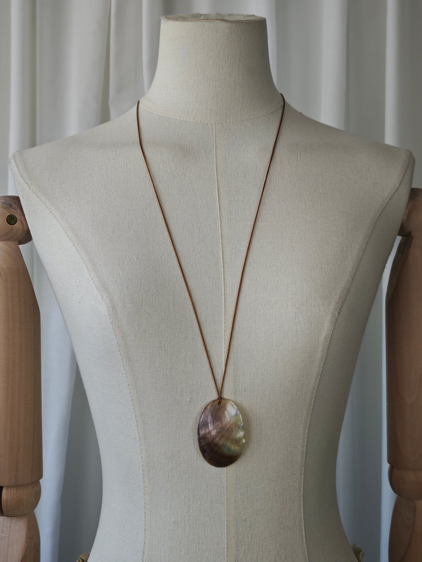 Natural shell pendant