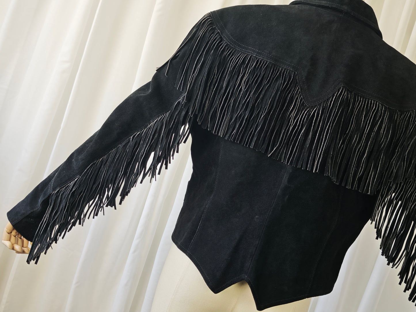 Suède fringe jacket