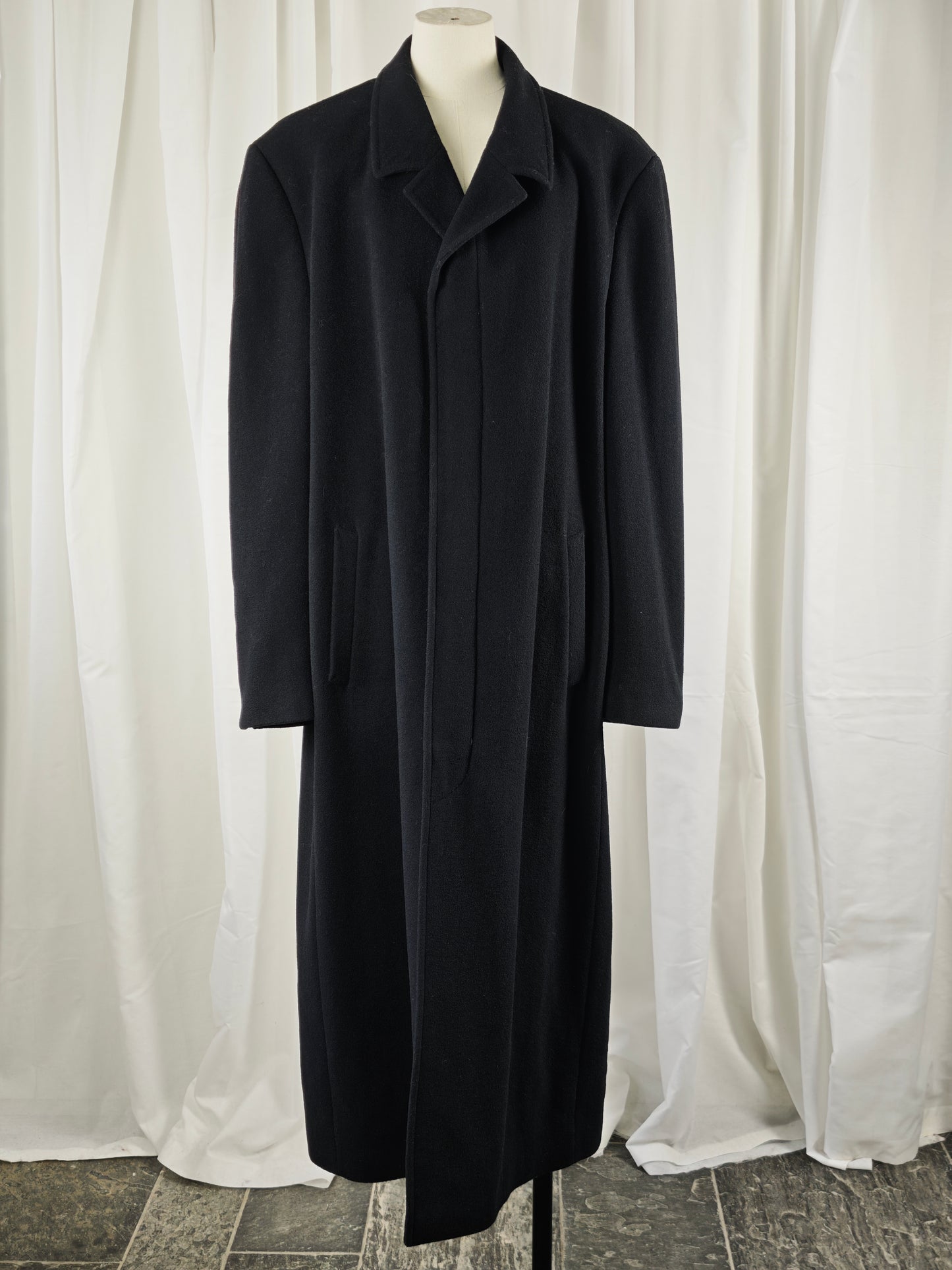 Classic black coat - XL/XXL