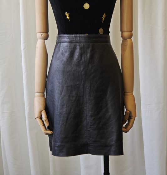 Leather skirt - M