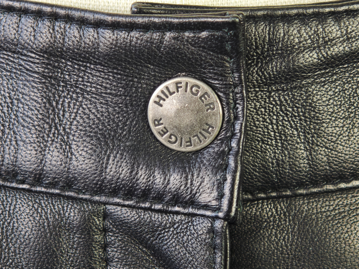 Tommy Hilfiger leather trousers