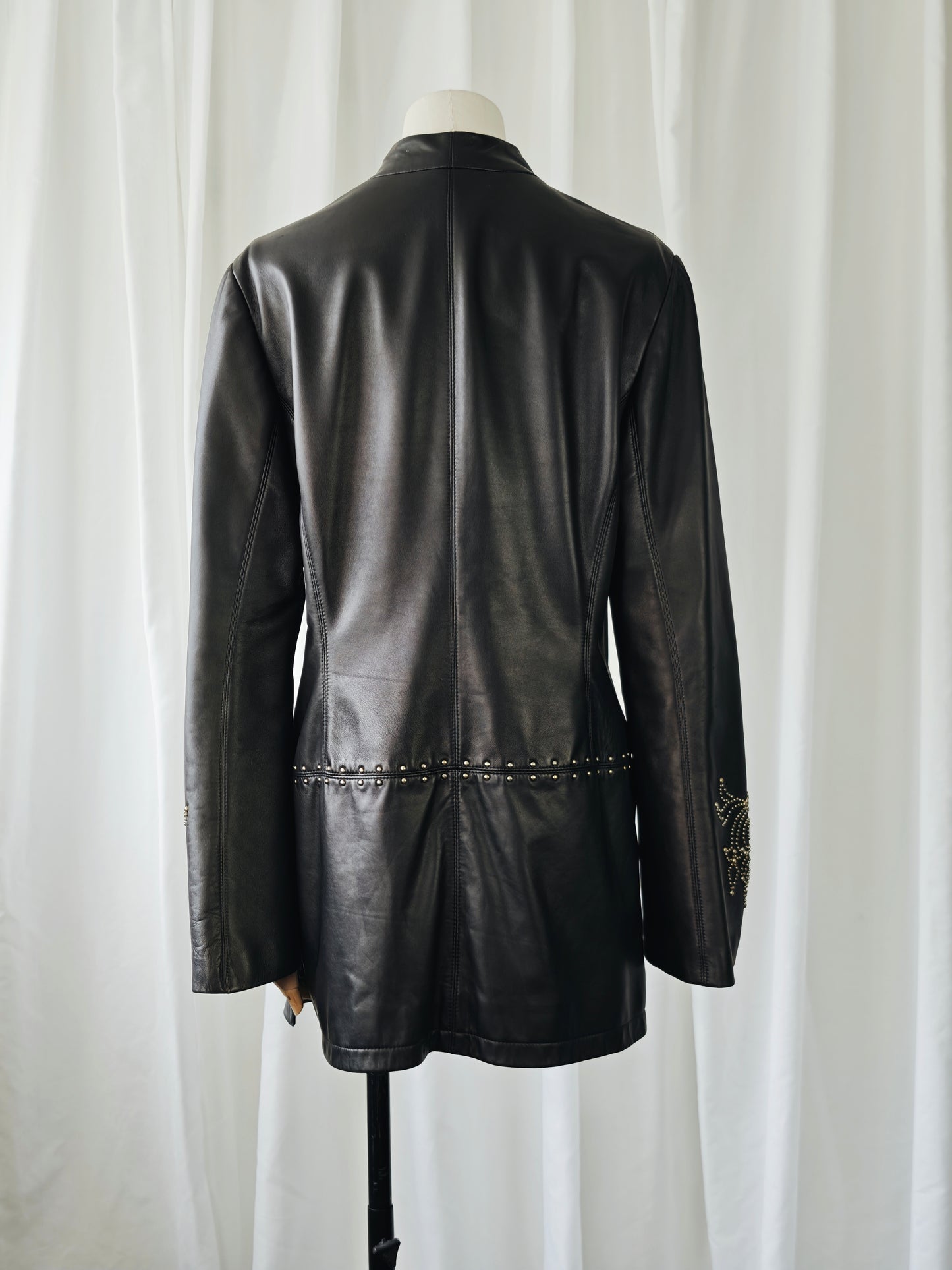Escada leather jacket