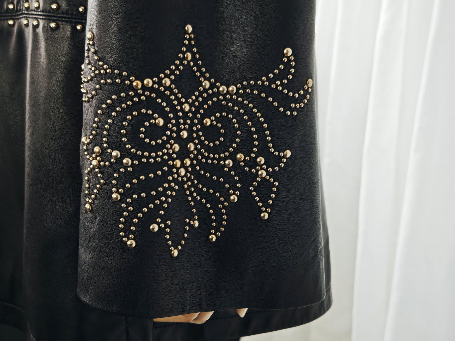 Escada leather jacket