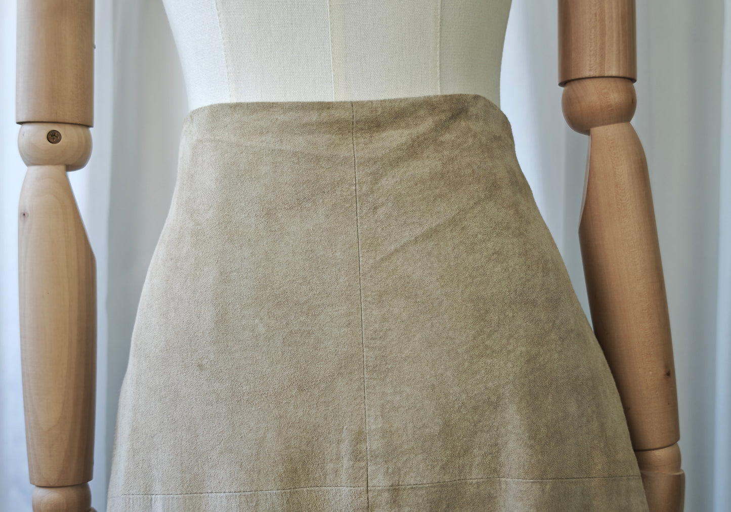 Suède fringe skirt