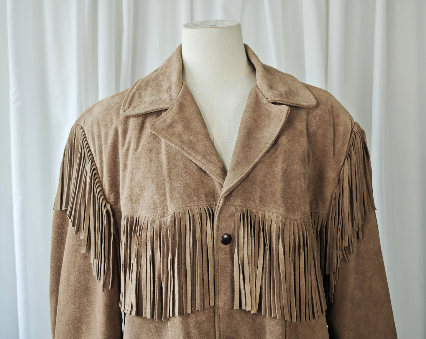 Suède fringe jacket