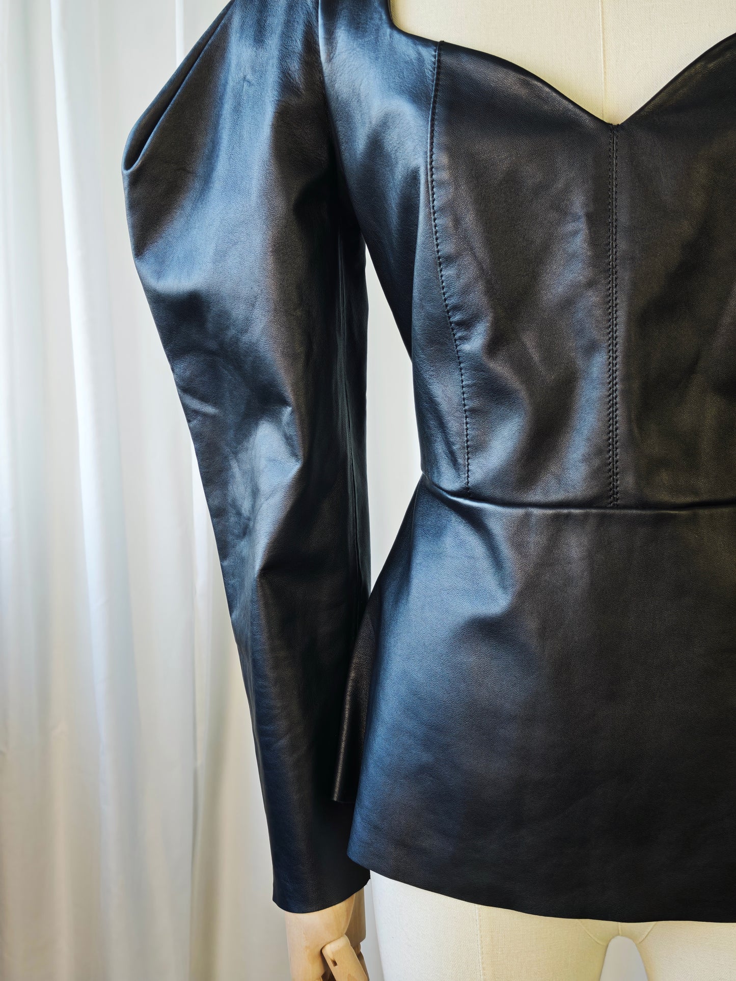 Leather top