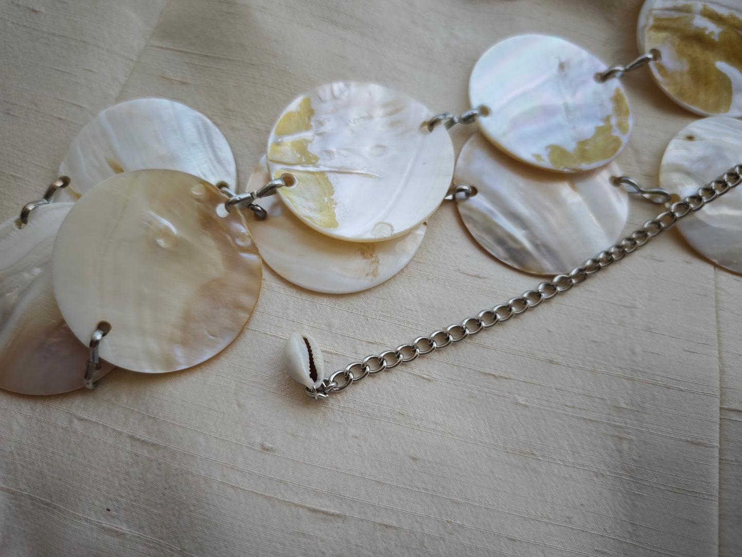 Natural shell belt