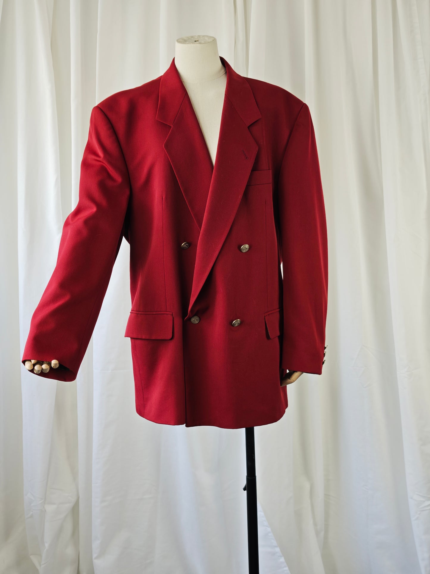 Burgundy blazer - L-XL
