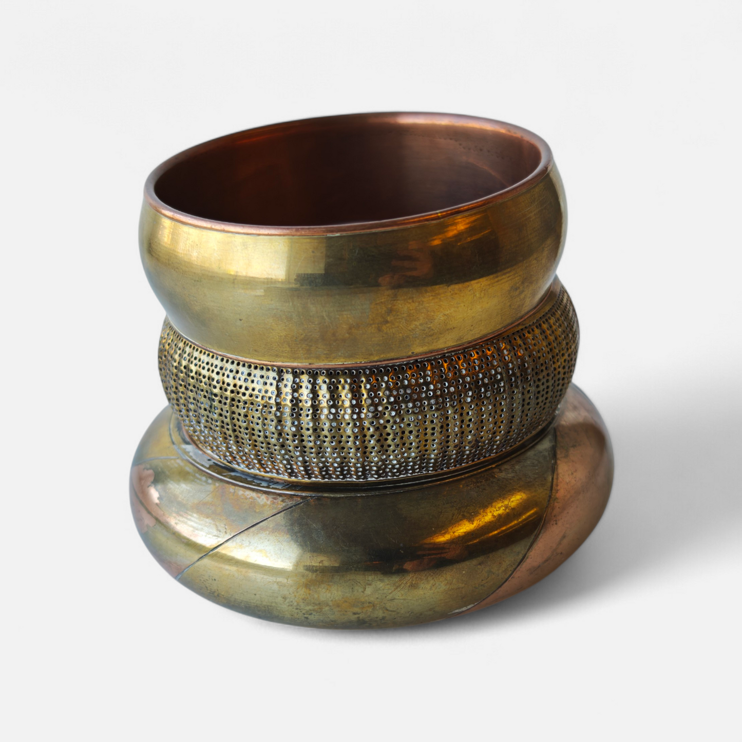 Copper toned bangle set