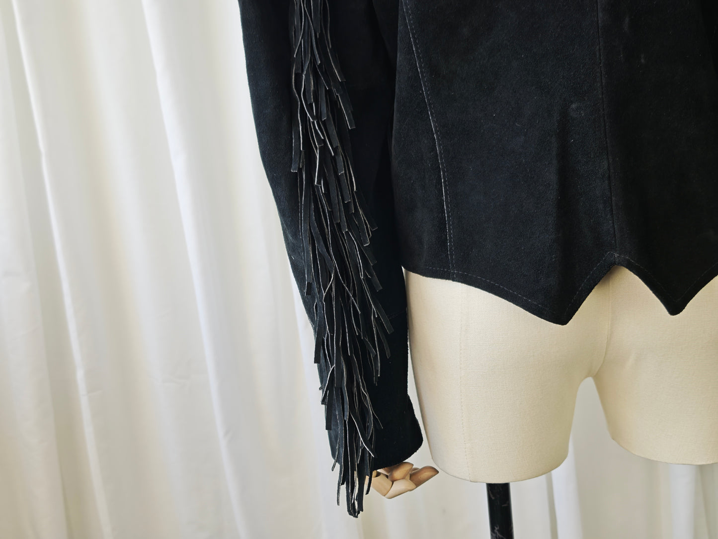 Suède fringe jacket
