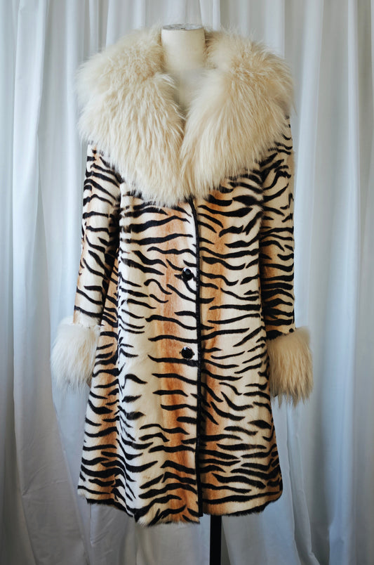 Tiger stripe Penny Lane coat