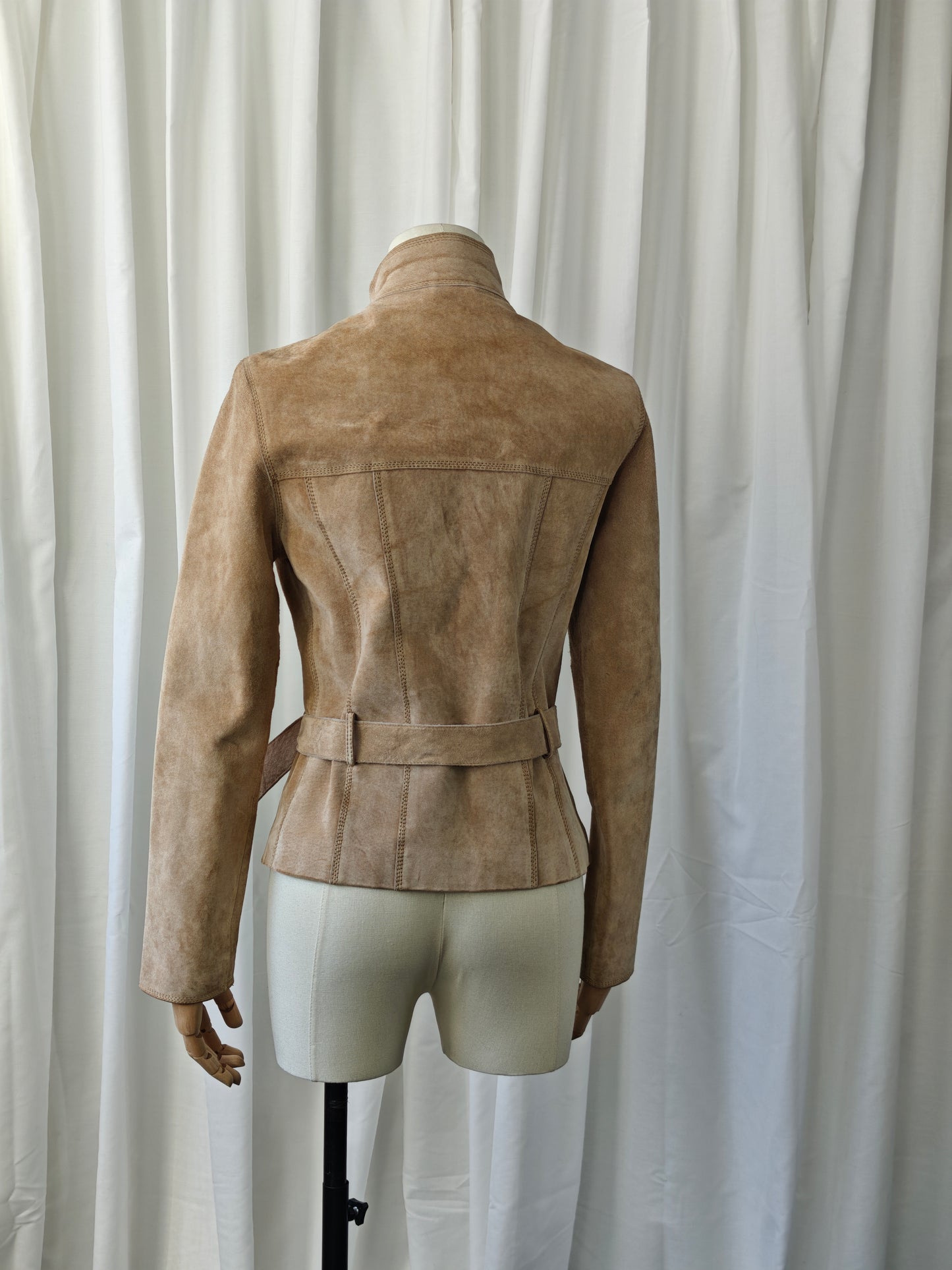 Minimalist suède jacket - S