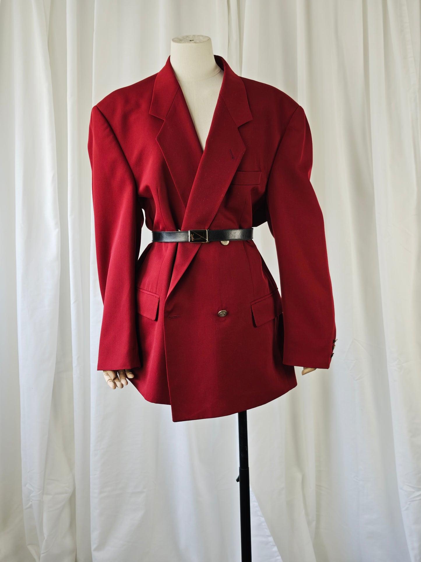 Burgundy blazer - L-XL