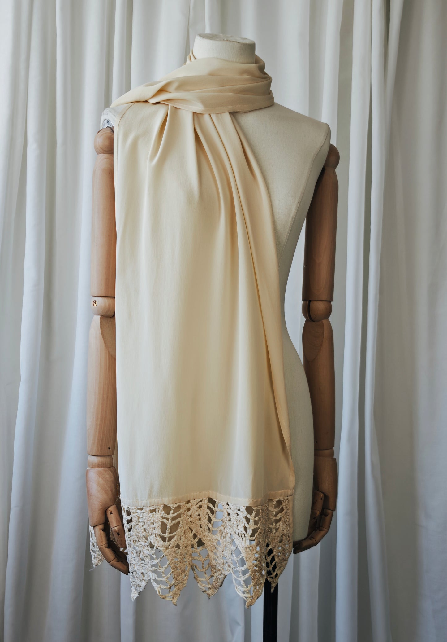 Silk top & scarf set
