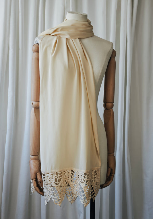 Silk top & scarf set