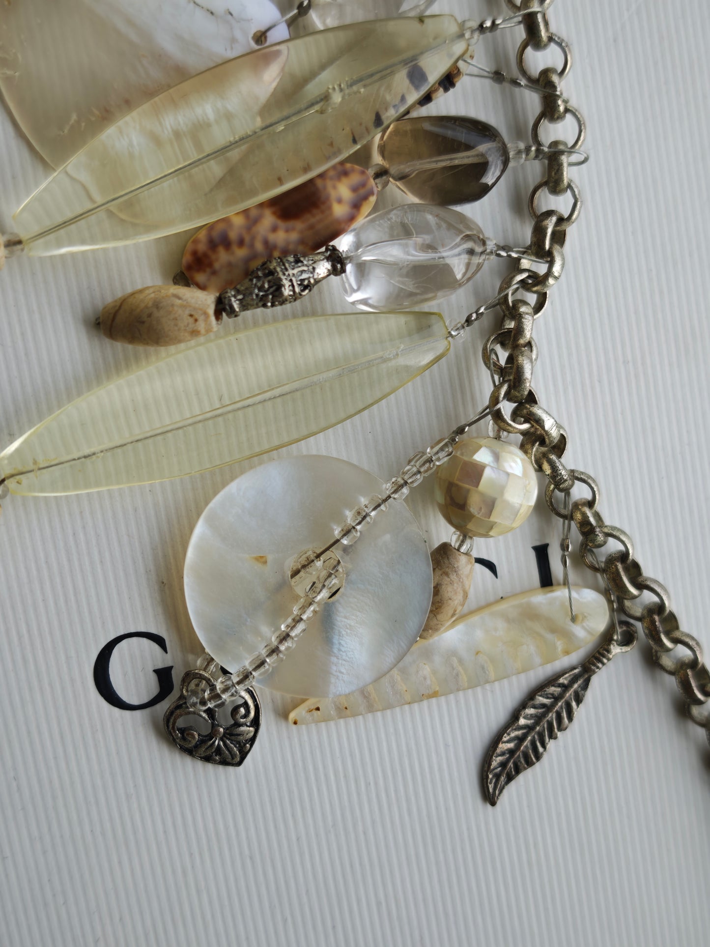 Statement bangle necklace