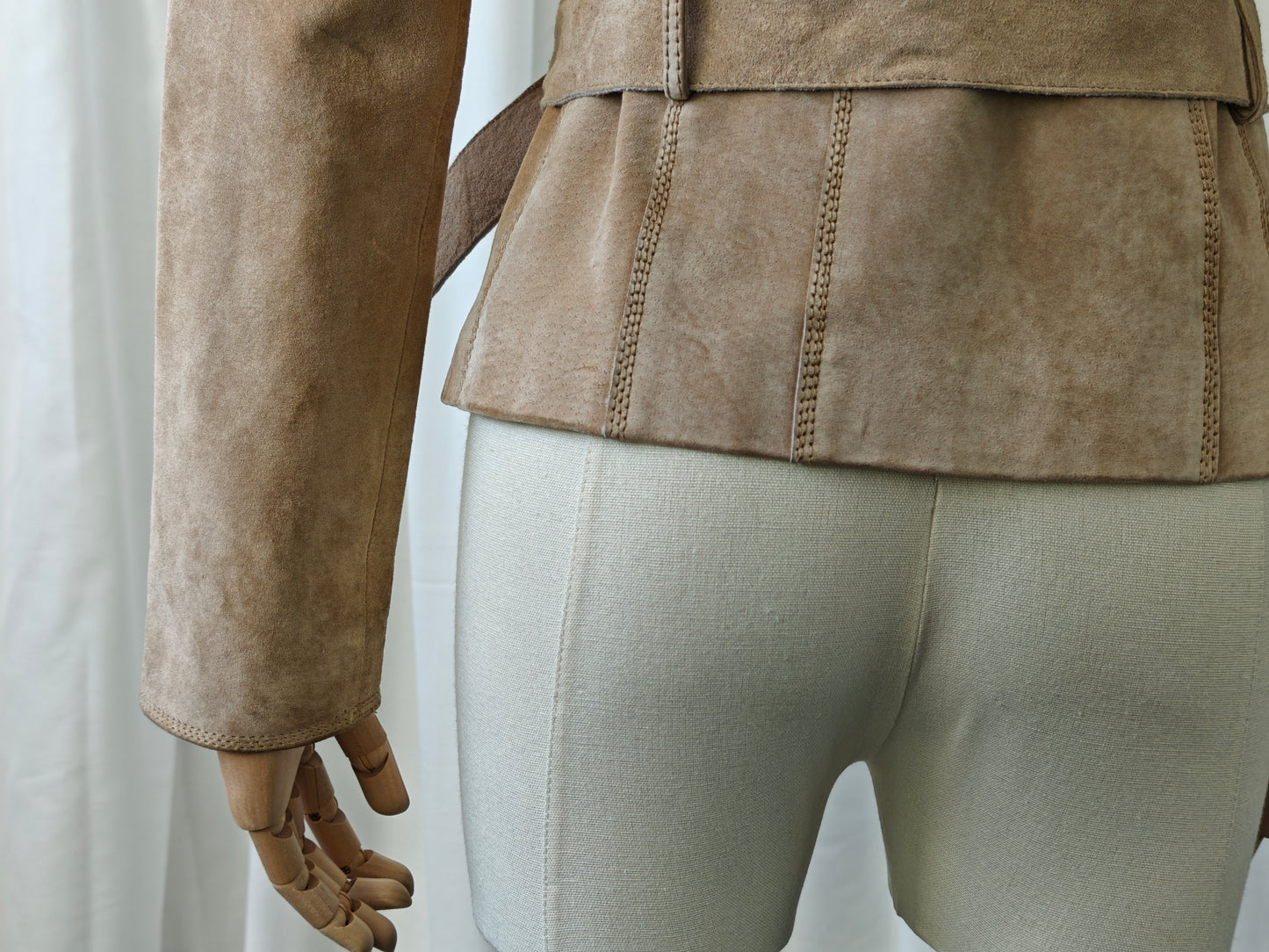 Minimalist suède jacket - S