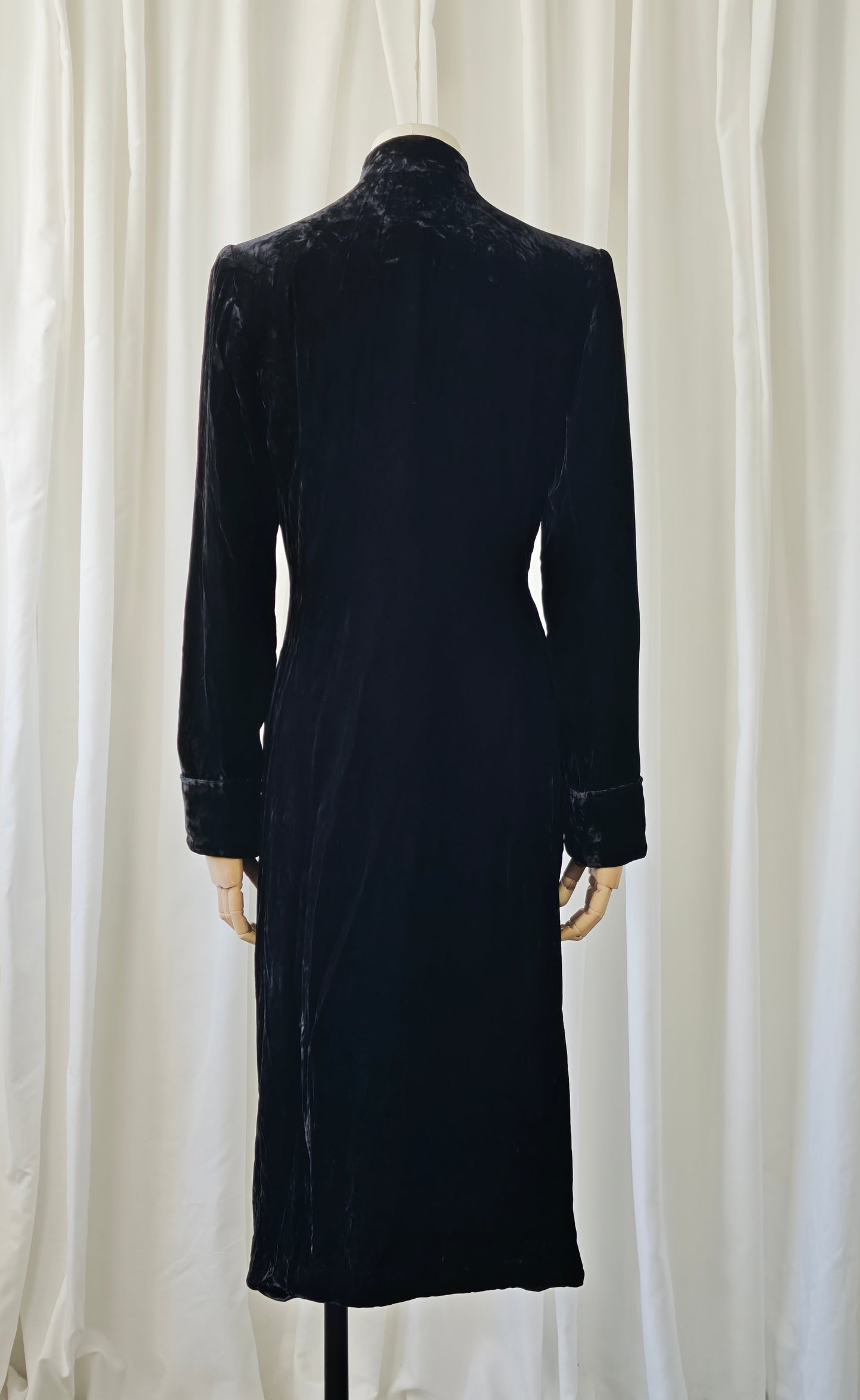 Tangzhuang duster coat