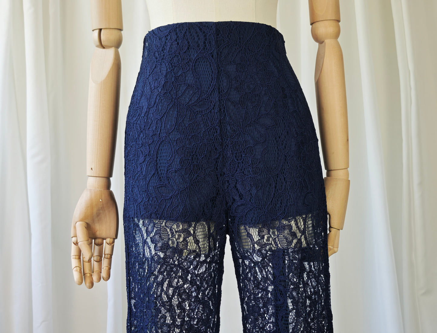 Purple lace trousers