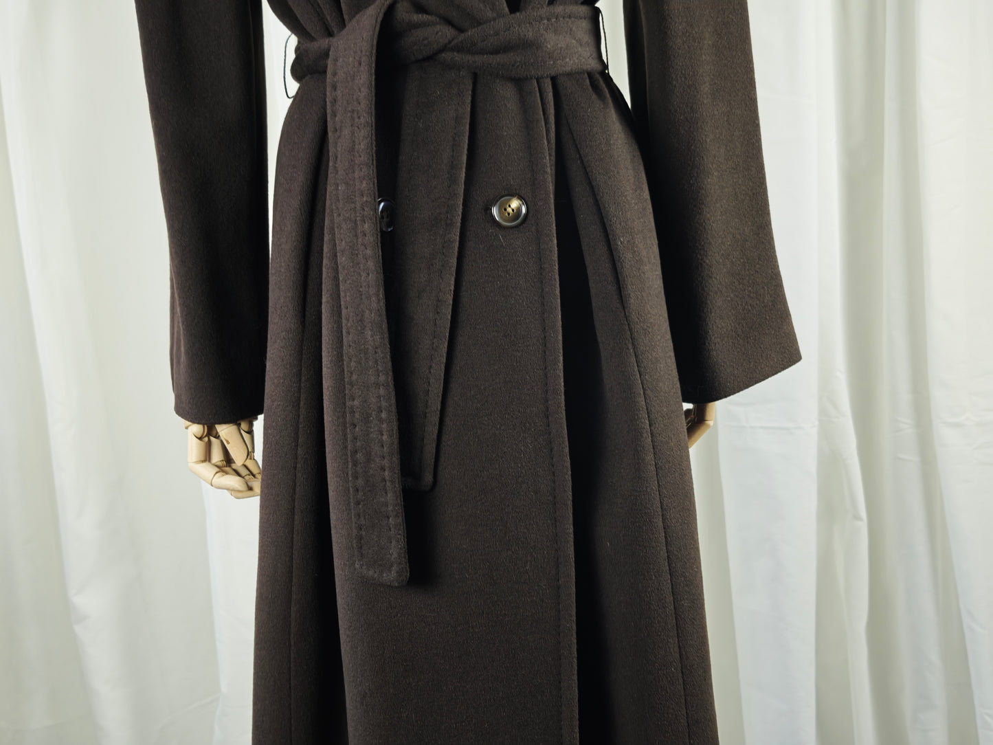 Chocolate brown coat - M/L