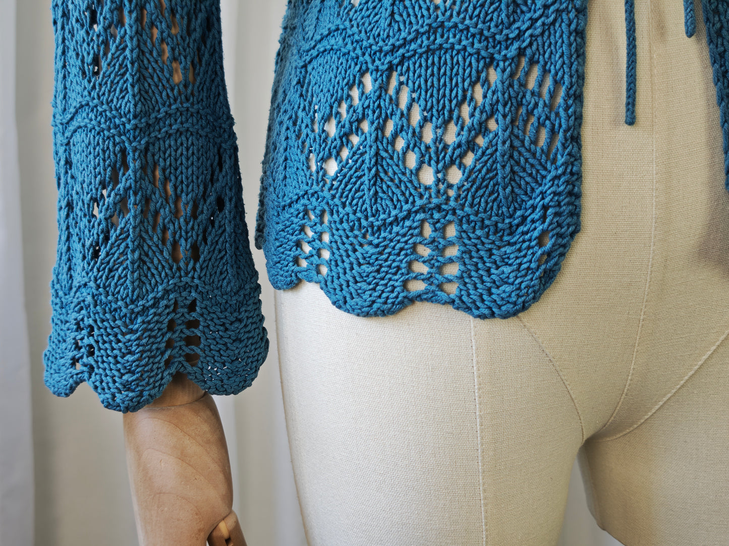 Vintage crochet vest