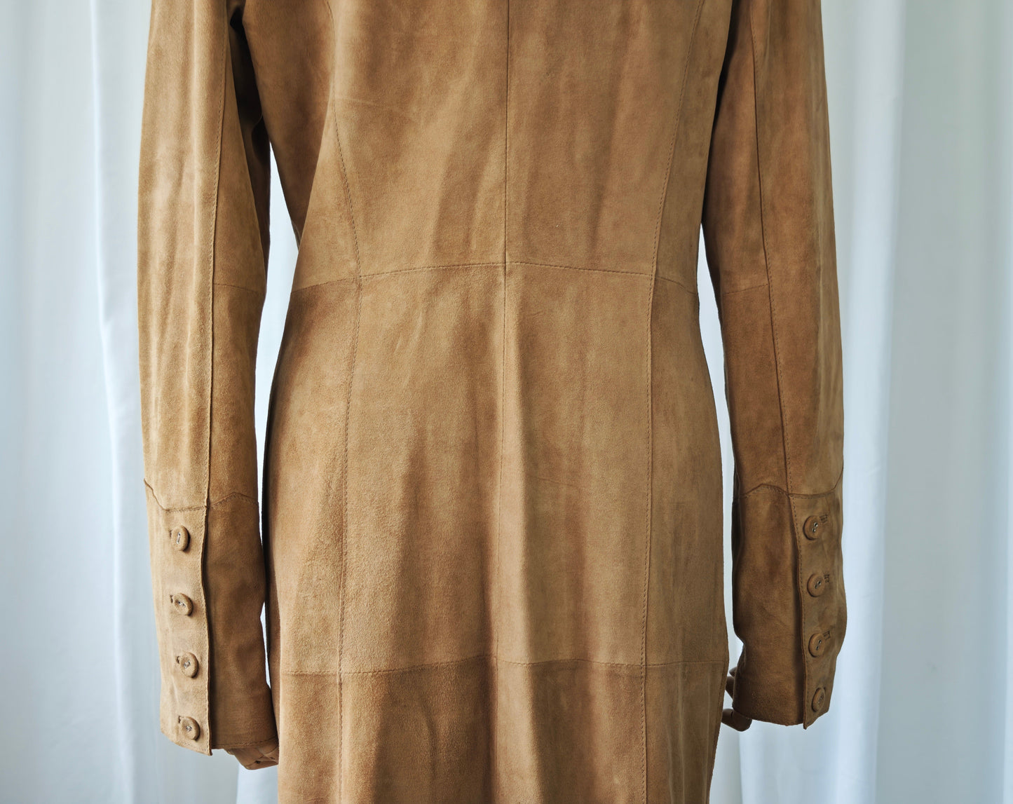 Suède fringe coat